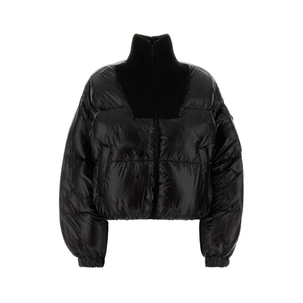 Diesel Women Black Nylon Down Jacket